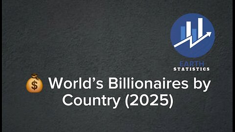 World’s Billionaires by Country (2025)