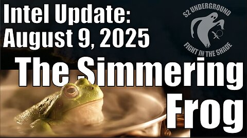 Intel Update - August 9 - The Simmering Frog
