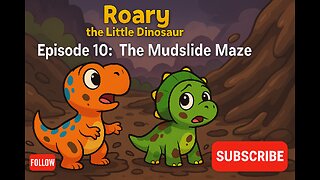 Roary the Little Dinosaur – Episode 10 | The Mudslide Maze 🦖🌧️