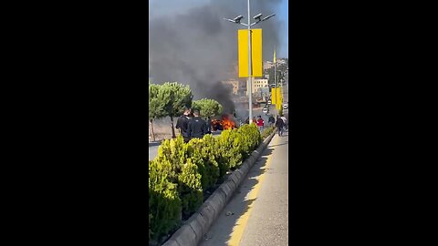 🚨🇮🇱🇱🇧 Israeli drone strike targets vehicle in Lebanon