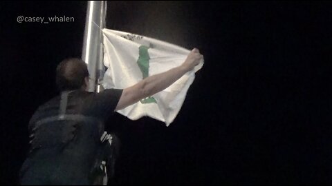 An Appeal To Heaven Flag Raised At Boise City Hall April 20, 2025