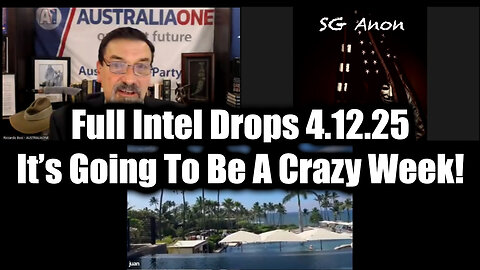 Riccardo Bosi, SG Anon & Juan O Savin Full Intel Drops 4.12.25 - It’s Going To Be A Crazy Week!