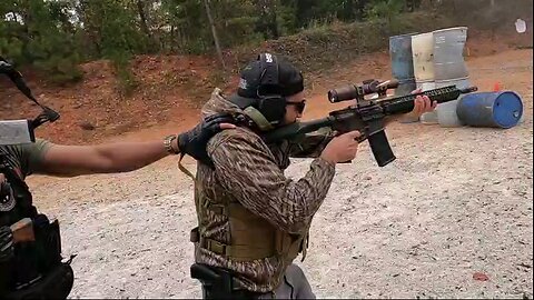 The Two Alpha Talk and Saber Team Tactical in training mood