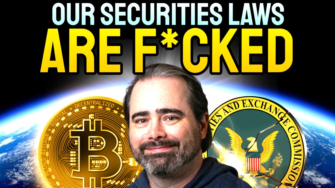 Securities Laws Are Broken & The Market Structure Bill Will Fail | Patrick Murck