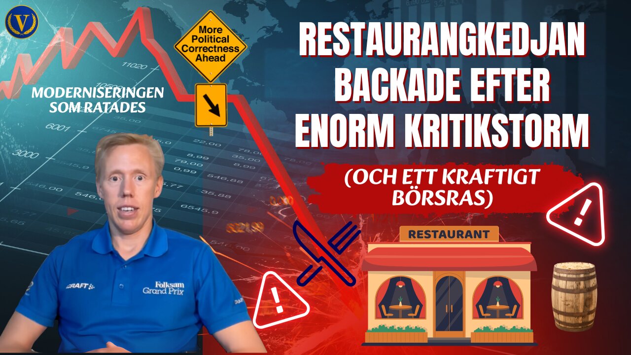 Restaurangkedjan backar efter enorma kritikstormen