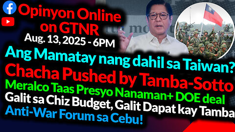 ChaCha Pushed by Romualdez-Sotto | Alay Pilipino Para sa Taiwan? | GTNR Ka Mentong Ka Ado
