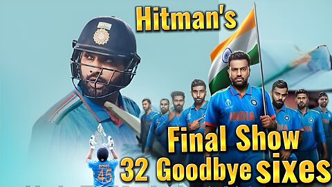 Rohit Sharma’s Final Show – 32 Sixes That Broke Every Cricket Fan’s Heart