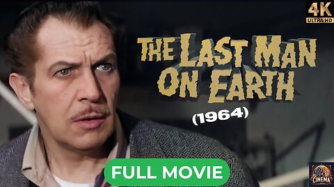 The Last Man on Earth (1964) | Horror, Drama | Vincent Price, Emma Danieli | Full 4K Movie