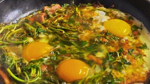 Quick & Easy: Watercress + Eggs in 10 Minutes!