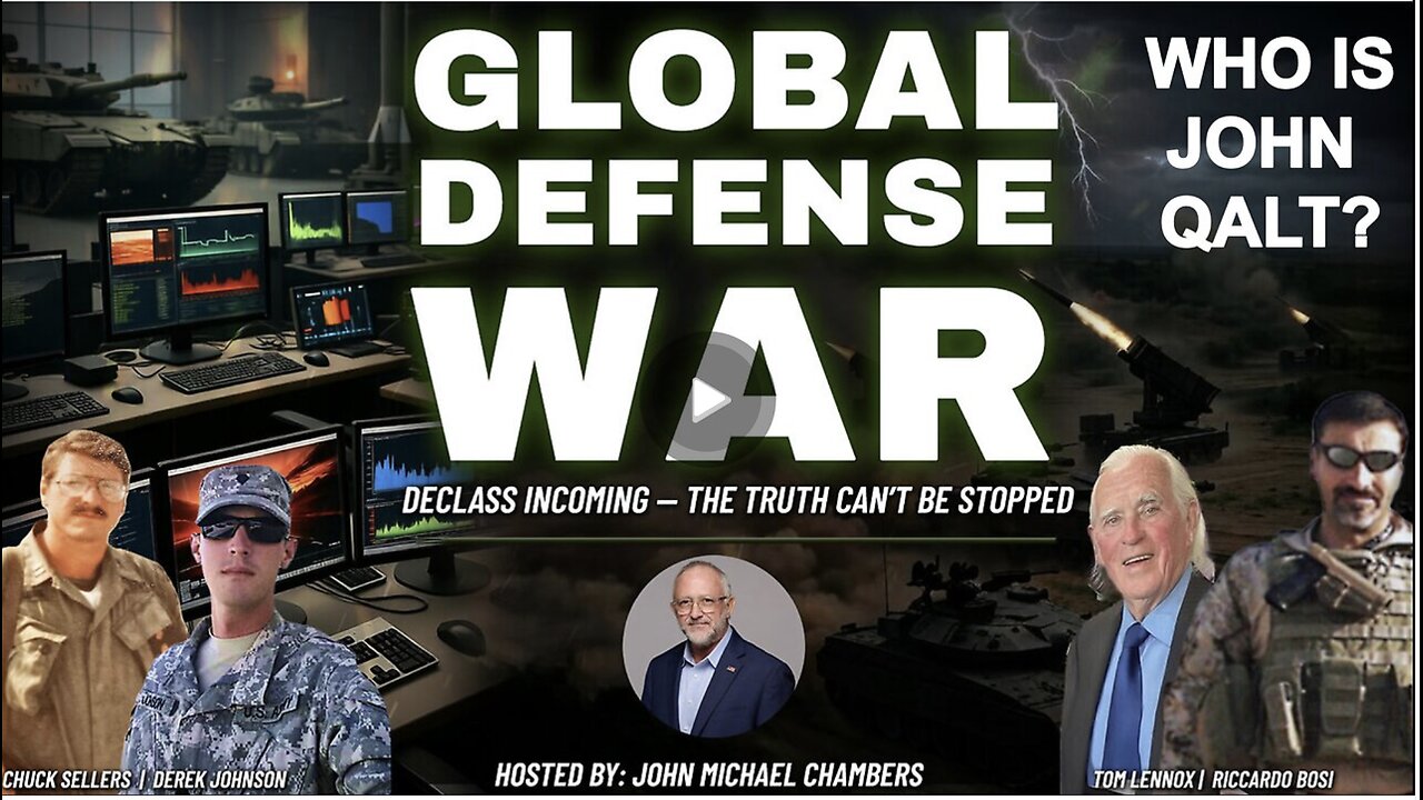 JMC GLOBAL DEFENSE WAR ROUND TABLE- Declass Incoming — The Truth Can’t Be Stopped. WHO IS JOHN QALT?