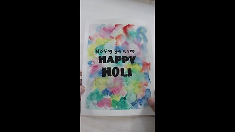 Holi painting