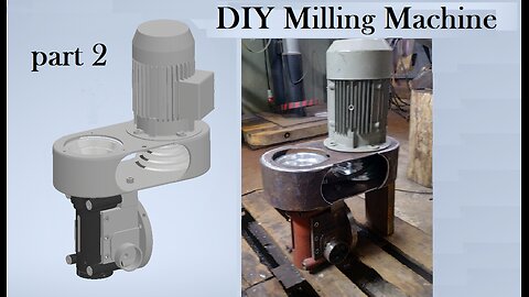 DIY Bridgeport like milling machine build - part 2 "Head - body"