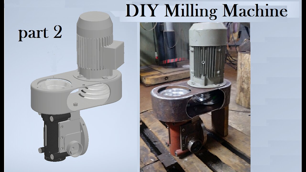 DIY Bridgeport like milling machine build - part 2 "Head - body"