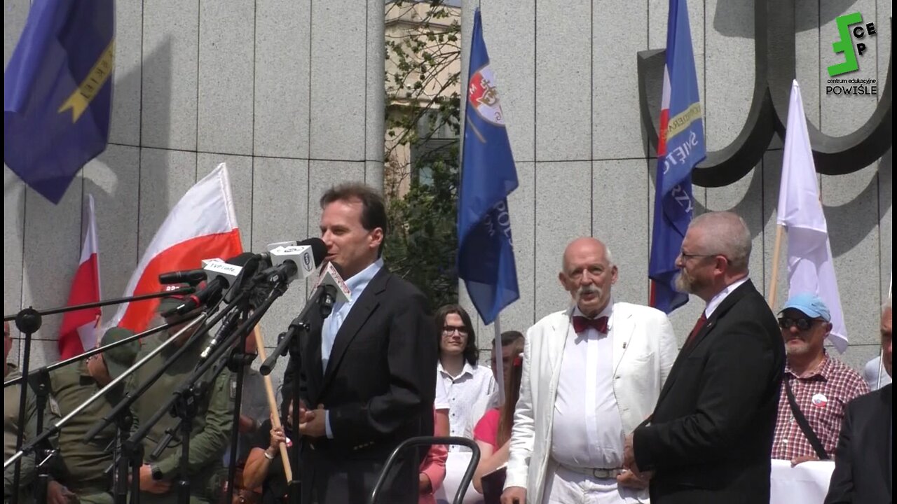 Tomasz SOMMER: Pikieta Stop Oszczerstwom wobec Polski 23.07.2025