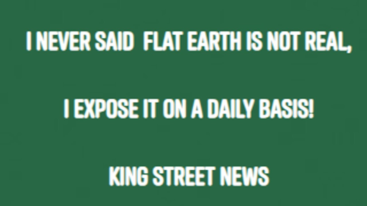 HERE IS MORE PROOF THAT FLATTARDS ARE CONNECTED TO SOURCE | "ONE MIND MANY BODIES" - King Street News