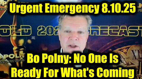 Urgent Emergency Aug 10 - No One Is Ready For What's Coming