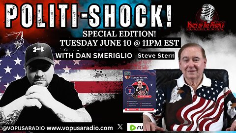 POLITI-SHOCK! SPECIAL INTERVIEW WITH STEVE STERN!