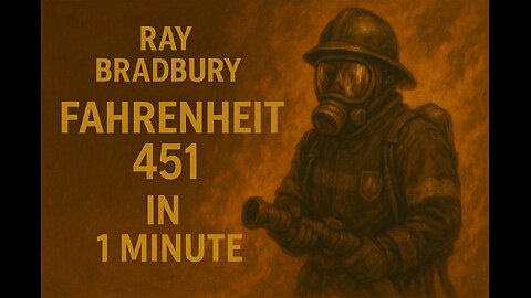 Fahrenheit 451 in 1 Minute | Censorship, Knowledge, and Resistance