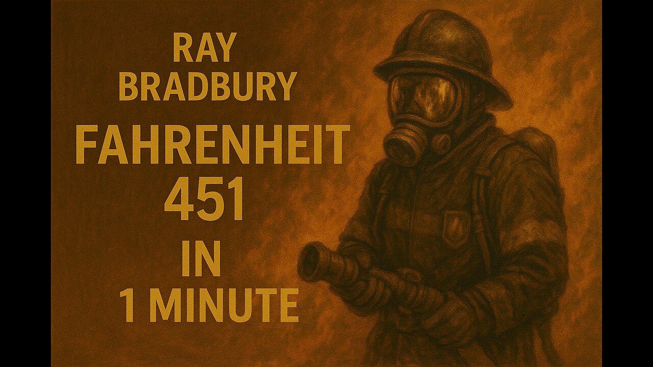 Fahrenheit 451 in 1 Minute | Censorship, Knowledge, and Resistance