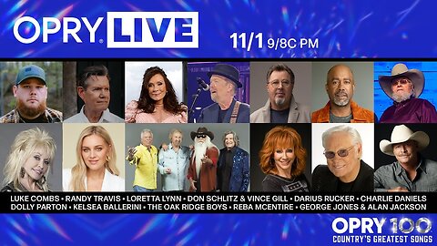 Opry Live – Opry 100: Country’s Greatest Songs