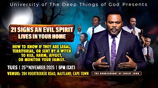 21 Signs an Evil Spirit Lives in Your Home | The University Of The Deep Things Of God