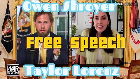 Owen Shroyer Vs. Taylor Lorenz Free Speech debate.
