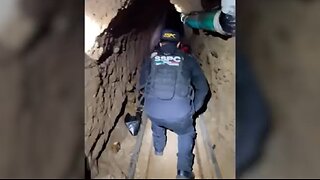 MASSIVE drug tunnel found linking Mexico to US