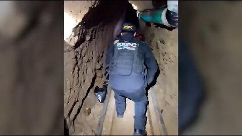 MASSIVE drug tunnel found linking Mexico to US