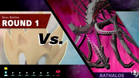 Super Sonic (Cloud - UPDATED) vs SSBU Boss Battles 9.9 Difficulty Quickie -By Walfou