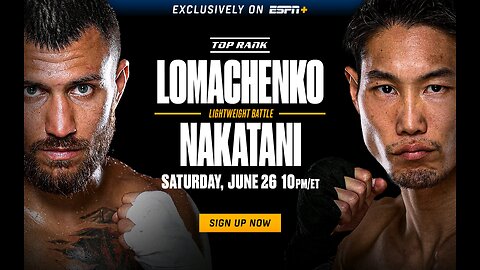 Vasiliy Lomachenko vs Masayoshi Nakatani - Jun 26 2021 - Virgin Hotel, Las Vegas, NV