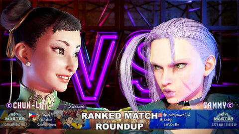 Kuya Kalbo SF6 Ranked Match Roundup. Chun Li Master Rank [Hori Fight Stick]