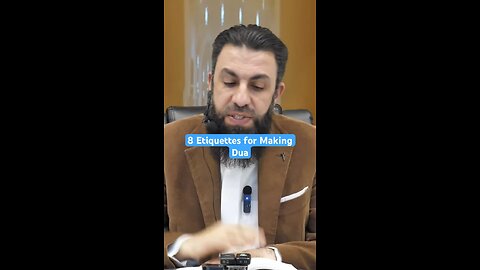 8 etiquettes of making dua