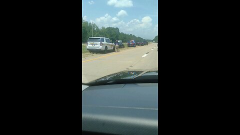 video after the high speed chase that ended near Red Field, Arkansas