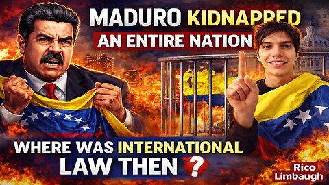 🚨 Maduro Kidnapped Venezuela for Decades So Why Are Liberals Crying “International Law” Now ❓
