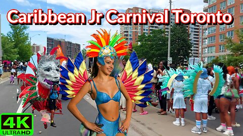 【4K】🥁 Toronto Junior Caribbean Carnival Canada 🇨🇦🇹🇹🇧🇧🇯🇲
