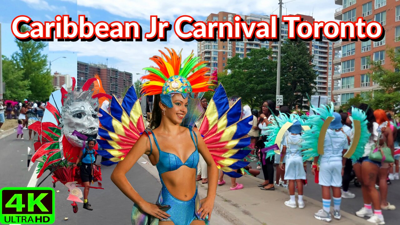 【4K】🥁 Toronto Junior Caribbean Carnival Canada 🇨🇦🇹🇹🇧🇧🇯🇲