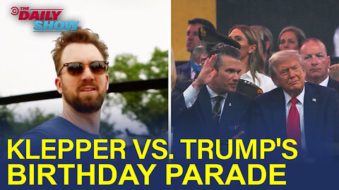 Jordan Klepper Crashes Donald Trump’s Birthday Parade