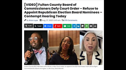Ignoring or Refusing To Hear The Will Of The People of The Great State of Georgia