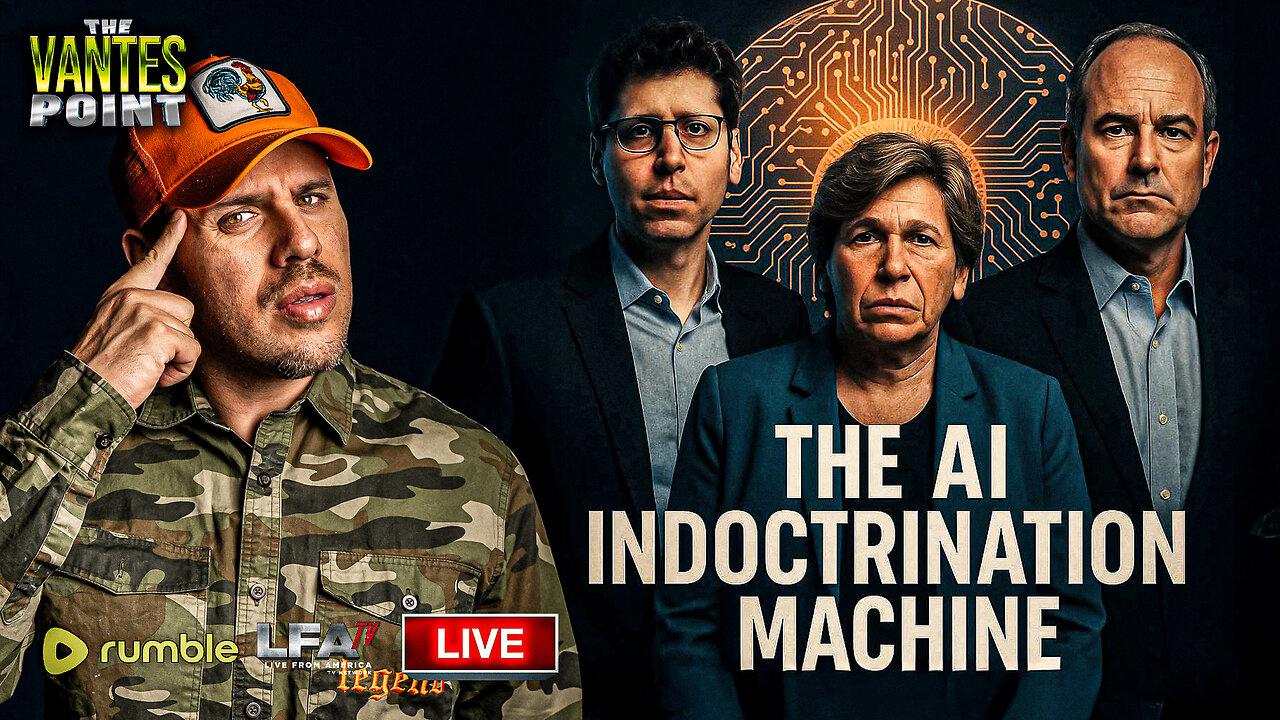 THE AI INDOCTRINATION MACHINE | THE VANTES POINT 7.31.25 6PM