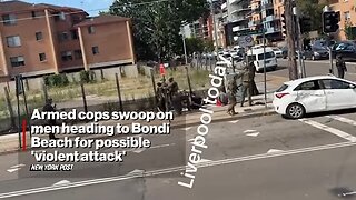 Armed Cops Swoop on Men Heading to Bondi Beach For Possible 'Violent Attack'