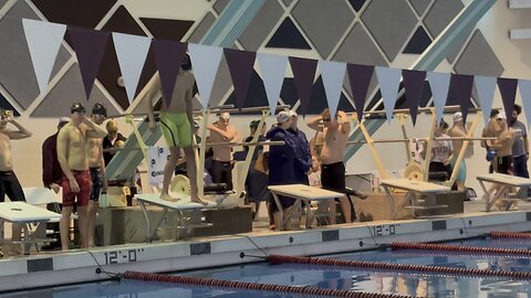 CMHS day 2 Wes opening the 400 free relay