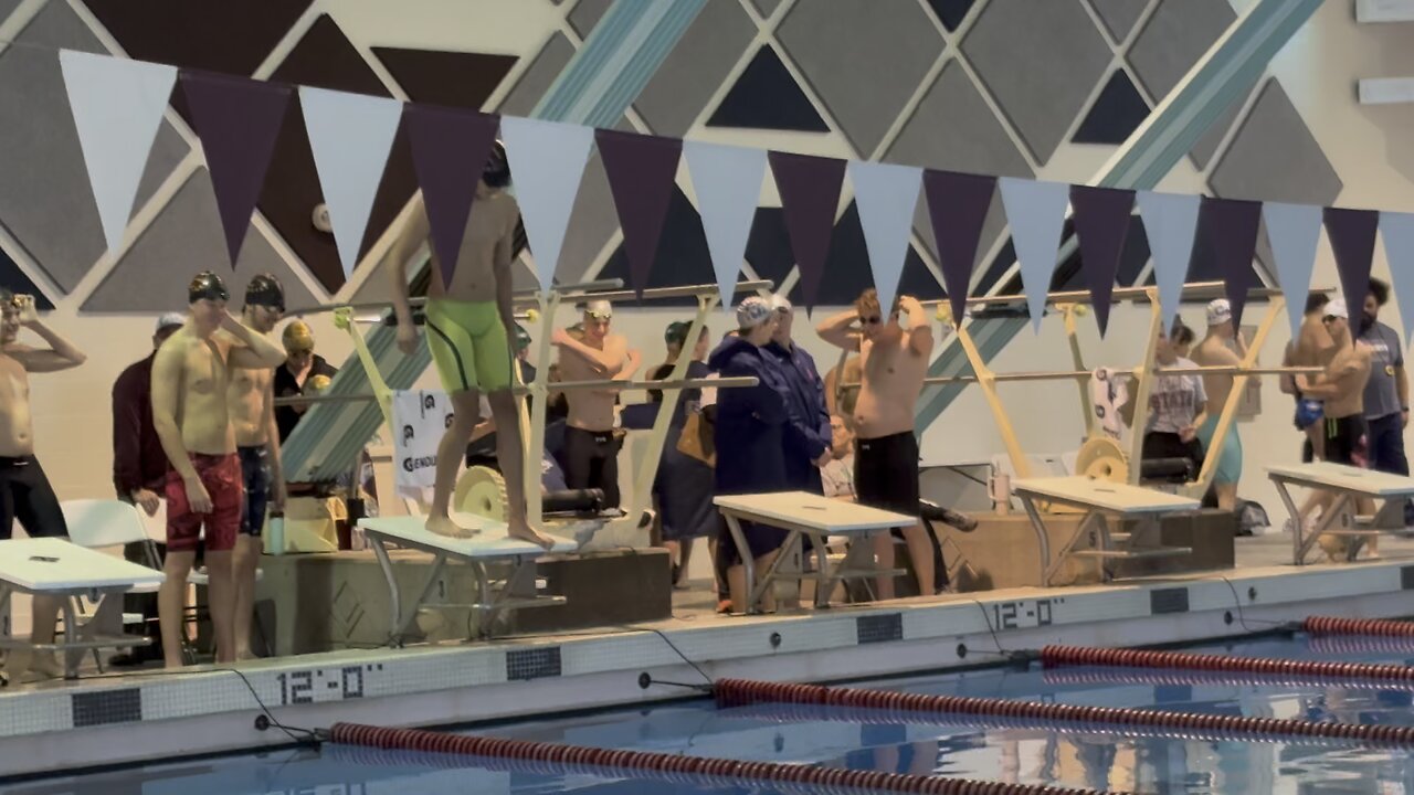CMHS day 2 Wes opening the 400 free relay