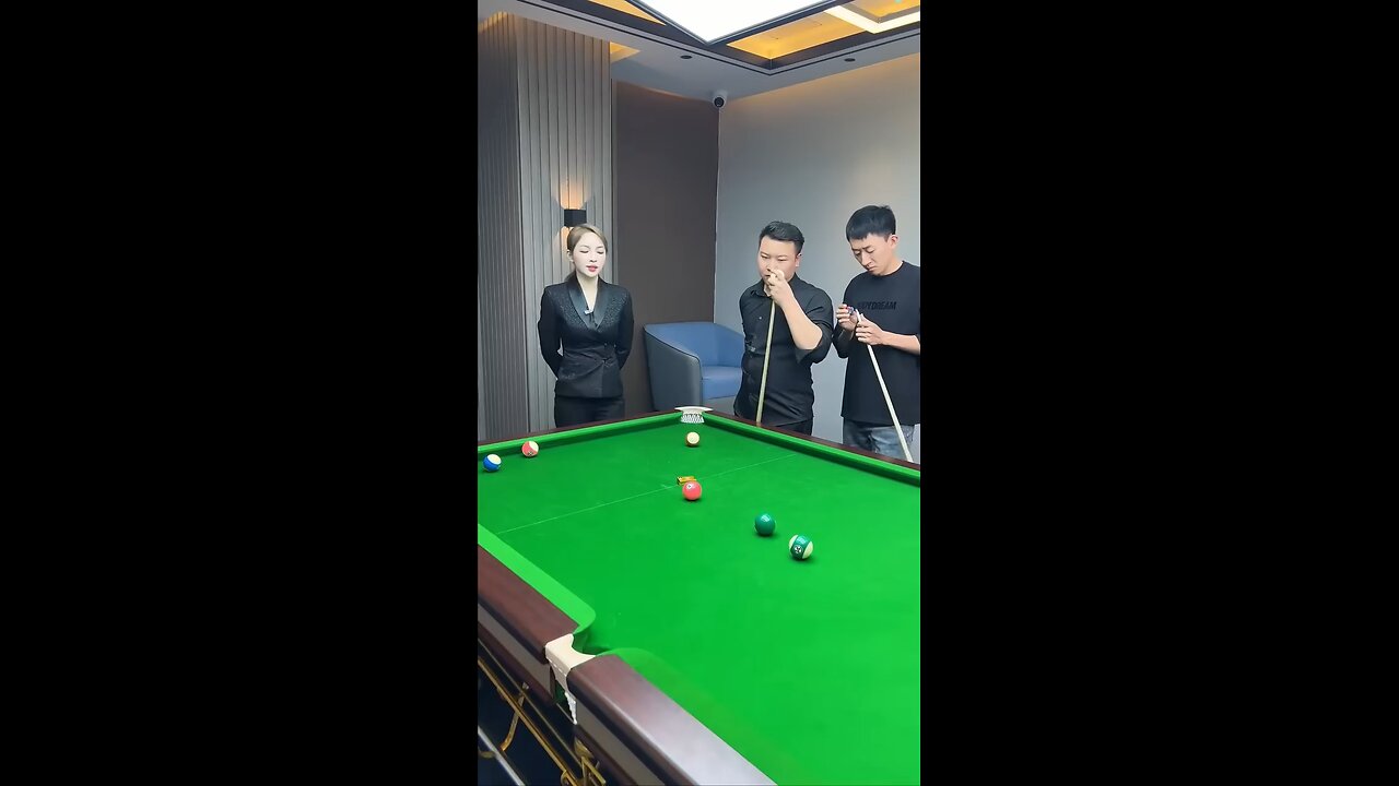 billiards funny video
