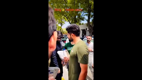 babar azam fight