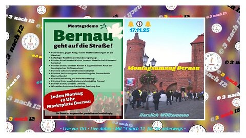 🔔🕕🔔 Montagsumzug Bernau - 17.11.25