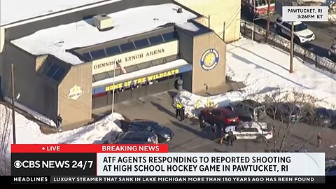 Shooting reported at high school hockey game in Pawtucket, Rhode Island, police on scene