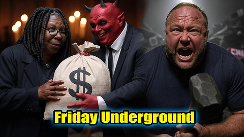 Friday Underground! Doge Catches Whoopi Taking $6Million! Alex Jones on a hit list?!