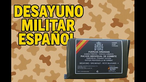 RACION DESAYUNO EJERCITO ESPAÑOL MENU 4
