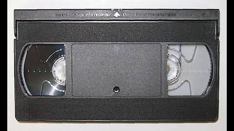 I bought a blank VHS tape