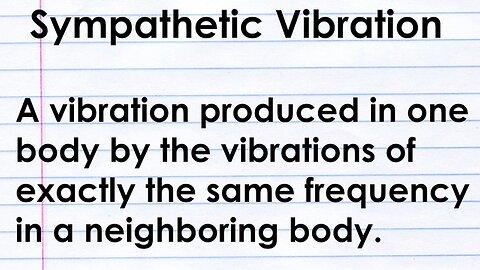 SYMPATHETIC VIBRATORY PHYSICS - King Street News